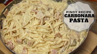 Creamy Carbonara Pasta  Christmas Recipe [upl. by Atsirt651]