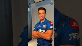 Dewald Brevis debuts  Mumbai Indians [upl. by Ruenhs962]