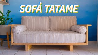 DIY  SOFÁ TATAME Aprenda a fazer do ZERO [upl. by Hemminger891]