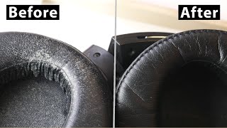 How to Remove amp Clean Leather Earpads Cushions [upl. by Ayeka410]