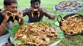 KING of CRAB Gravy Prepared By Grandpa  NANDU KULAMBU  Crab Village food recipe  Village Cooking [upl. by Vivian]