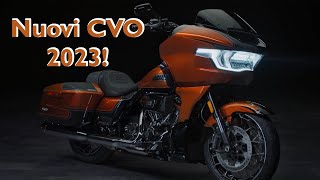 NUOVI CVO 2023  Street Glide amp Road Glide CVO  Milwaukee Eight 121 VVT by HarleyDavidson Parma [upl. by Medrek517]