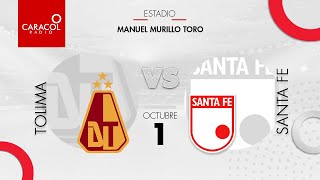 EN VIVO  Tolima vs Santa Fe  Liga Colombiana por el Fenómeno del Fútbol [upl. by Leziar]