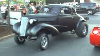 1937 Chevy coupe gasser [upl. by Ahserb]