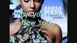 Empire State of Mind Part II Broken Down Lyrics  Alicia Keys [upl. by Aronoff664]