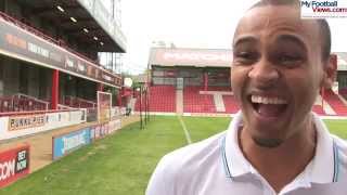 Odemwingie Sidwell learning Spanish for Stoke revolution [upl. by Euqirdor]