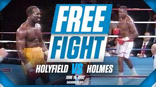 Evander Holyfield vs Larry Holmes  CLASH OF CHAMPIONS  ON THIS DAY [upl. by Robaina]