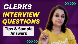 Office Clerk Interview Questions and Answers  For Freshers and Experienced Candidates [upl. by Sarge]