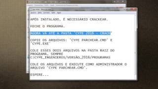 Instalando e ativando licença Cypecad 2016 ENGVENDAS [upl. by Gmur]