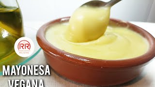 MAYONESA Vegana de Patatas o papas receta sin huevos saludable y prácticarecetasrapidasyricas [upl. by Schnorr287]