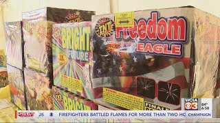 Champaign Fire Dept urges safe practices when using sparklers fireworks on Fourth of July [upl. by Nnylhsa]