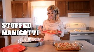 Cooking with Kimberly Stuffed Manicotti [upl. by Ahcirt449]