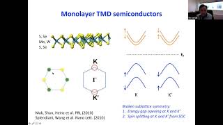 quotKaneMeleHubbard physics in semiconductor moiré materialsquot  Kin Fai Mak [upl. by Higginbotham111]