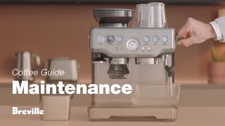 The Barista Express®  Our tutorial on how to descale your espresso machine  Breville USA [upl. by Attennyl560]