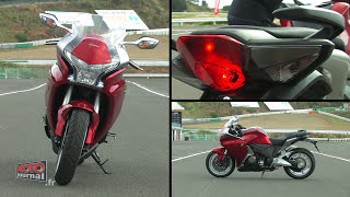 ESSAI Honda VFR 1200 F 172 CH sur une sportGT [upl. by Urien797]