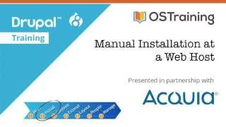 Drupal 8 Beginner Lesson 7 Manual Installation at a Web Host [upl. by Yancy]