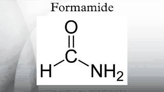 Formamide [upl. by Lerual]