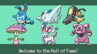 Inclement Emerald Fairy Monotype Elite FourChampion Rematch Challenge Mode Singles Legendaries [upl. by Bud]