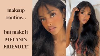 GRWM  brown girl friendly makeup [upl. by Michaeline]