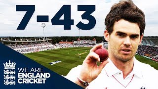 The King Of Swing At His Best  Anderson Takes Brilliant 743 v New Zealand 2008  Full Highlights [upl. by Hoffer]