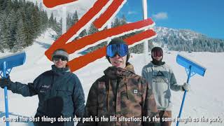 Snowpark Ehrwalder Alm  Shapers Overview [upl. by Ratna]