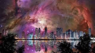 Heavenly Nebula  Cityscape at Night  Ambient Music for Sleep Meditation Relaxation [upl. by Mckay689]