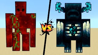 100 Redstone Golem vs 00 Wardens in Minecraft [upl. by Mcclish533]