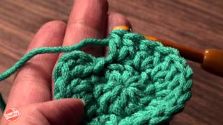 Crocheting Tip Working in the Round Without Adding Extra Stitches with Linda Permann [upl. by Dranoel]