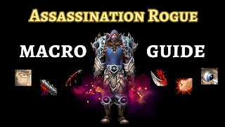 Assassination Rogue PvP Macro Guide 1105 worldofwarcraft [upl. by Etnuahc28]