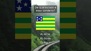 Acre Goiás ou Piauí de onde é essa bandeira shorts quiz flags [upl. by Lynnett]