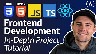 Frontend Web Development InDepth Project Tutorial HTML CSS JavaScript TypeScript React [upl. by Sephira180]