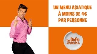 Menu asiatique à moins de 4 €  Les défis à petits prix [upl. by Dry]