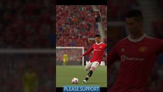 Cristiano Ronaldo scores stunning goal to make it 11 vs Brighton trending shorts fifa22 [upl. by Enela948]