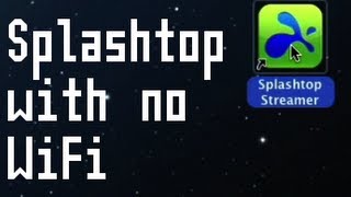 Connecting Splashtop Remote without a WiFi router [upl. by Thamos233]