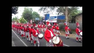 Prajurit LOMBOK ABANG Meriahkan Kirab HUT 185 Gunungkidul [upl. by Leahcimal]