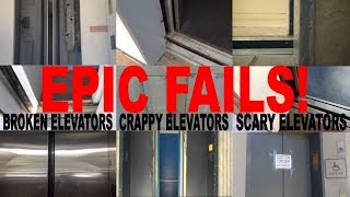 When Elevators FailA Compilation of Broken And Messed Up Elevators And Other Fails [upl. by Anihcak]