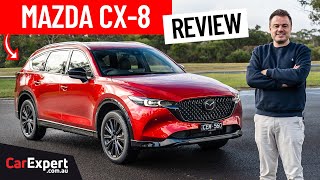 2023 Mazda CX8 inc 0100 amp autonomous 7 seat SUV review [upl. by Nordine415]