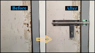 How to Install Sliding Bolt LatchHasp [upl. by Prouty]