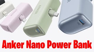 Unboxing and Reviewing the Anker Nano Power Bank  Your Ultimate 5000mAh Portable Charger [upl. by Nohsauq693]