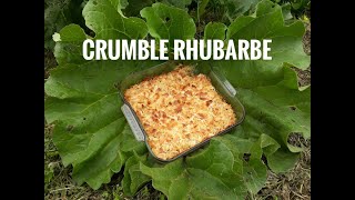 CRUMBLE À LA RHUBARBE FAÇON POPOTE [upl. by Neltiak]