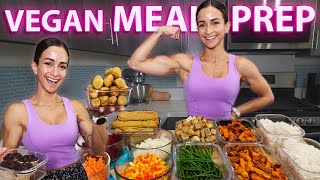 Easy VEGAN Meal Prep For The Week HighProtein  Ep2 [upl. by Thornburg]