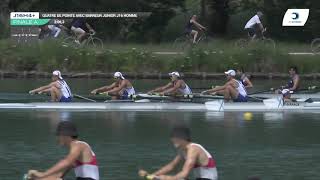 Championnat de France J16 Bateaux longs Libourne 2019  Finale du quatre barré hommes  J16H4 [upl. by Sisi]