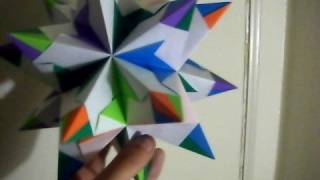 The Great Stellated Dodecahedron Modular Origami [upl. by Akyssej71]