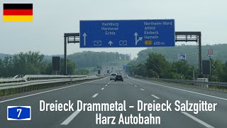 Germany A7 Drammetal  Salzgitter [upl. by Goldenberg227]