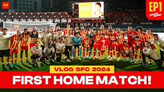 VLOG SFC 202425 Epi 1  First Home Match [upl. by Ylime585]