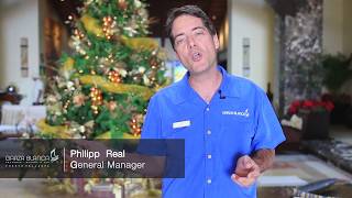 New Year’s Message From Garza Blanca’s General Manager Philipp Real [upl. by Omrelliug]