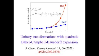 Unitary transformations with quadratic BakerCampbellHausdorff expansion arXiv200205701 [upl. by Barren]