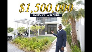 Touring a 1500000 Luxury Villa In Dubai by Damac [upl. by Asyla]