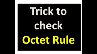 MDCAT67  Trick to find octet rule in seconds  Duet rule  Extended octet rule  Lone pairs [upl. by Vtarj]