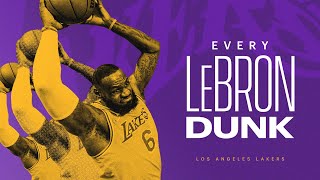 Every LeBron James Dunk as a LakerSo Far [upl. by Peatroy]